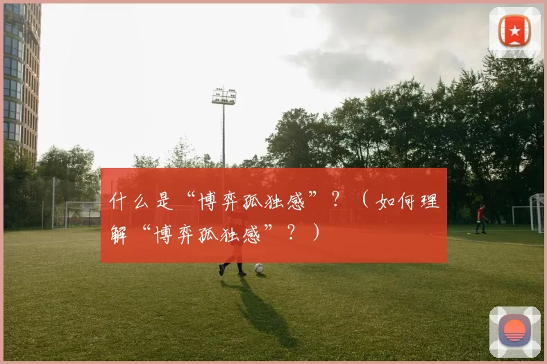 什么是“博弈孤独感”？（如何理解“博弈孤独感”？）