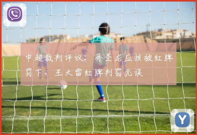 中超裁判评议：蒋圣龙应该被红牌罚下，王大雷红牌判罚无误
